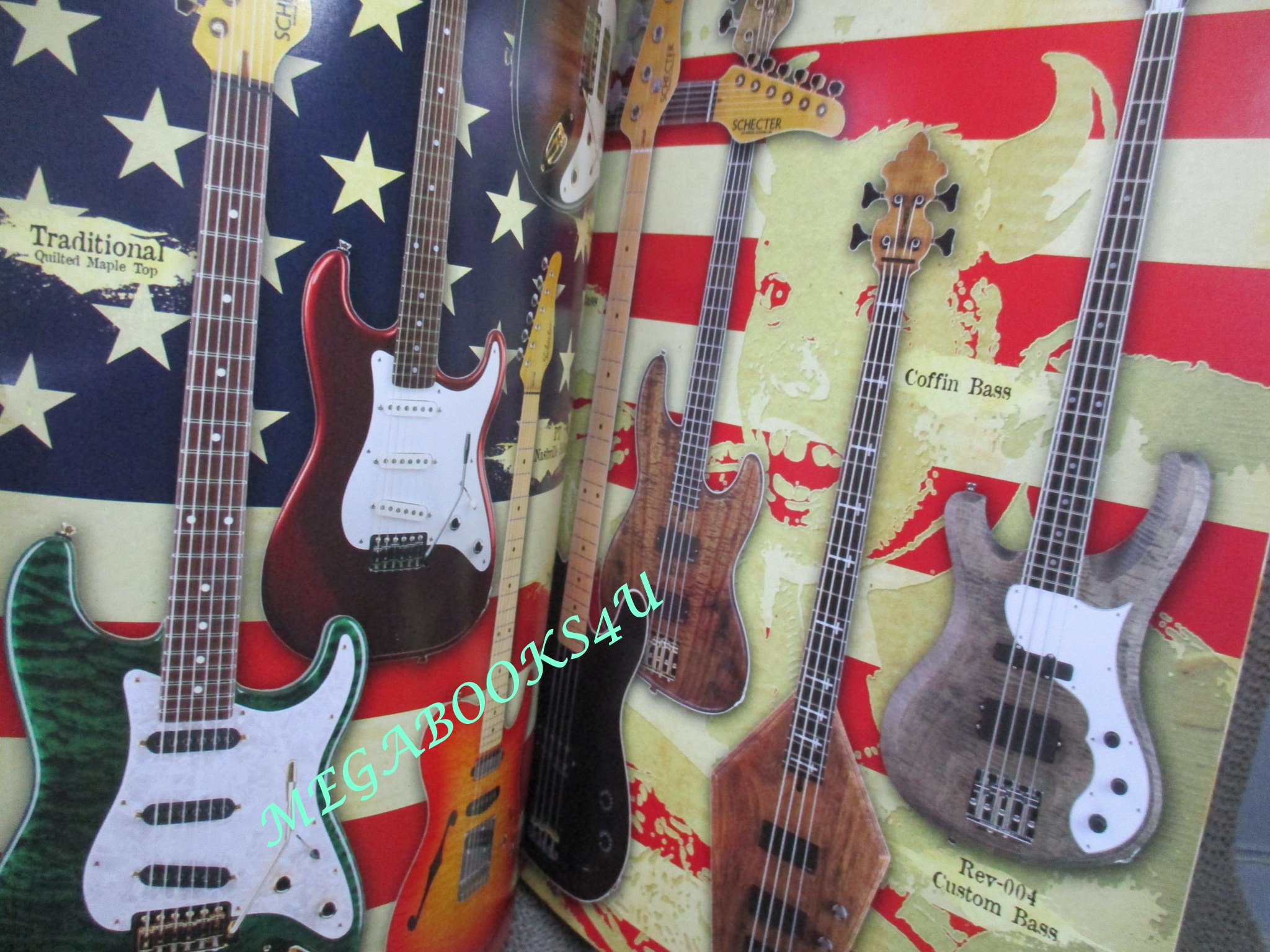 นิตยสาร Schecter Rock Rebel Revolution catalog กีตาร์