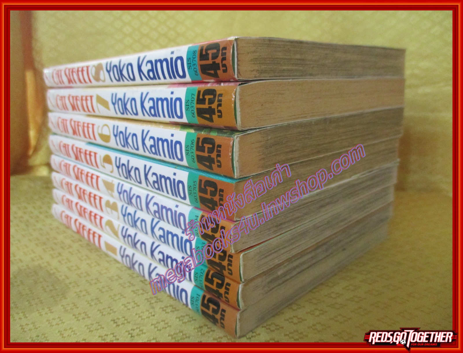 การ์ตูนบ้าน Cat Street ครบชุด8เล่มจบ สนพ.สยามฯ สภาพดี