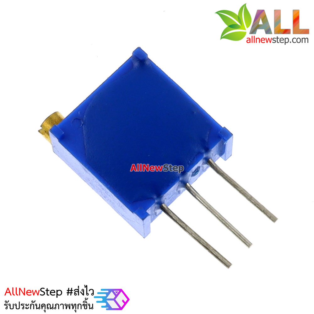 ตัวต้านทานปรับค่าได้ 1k แบบละเอียดหมุน 25 รอบ Trimpot 1 k (102)