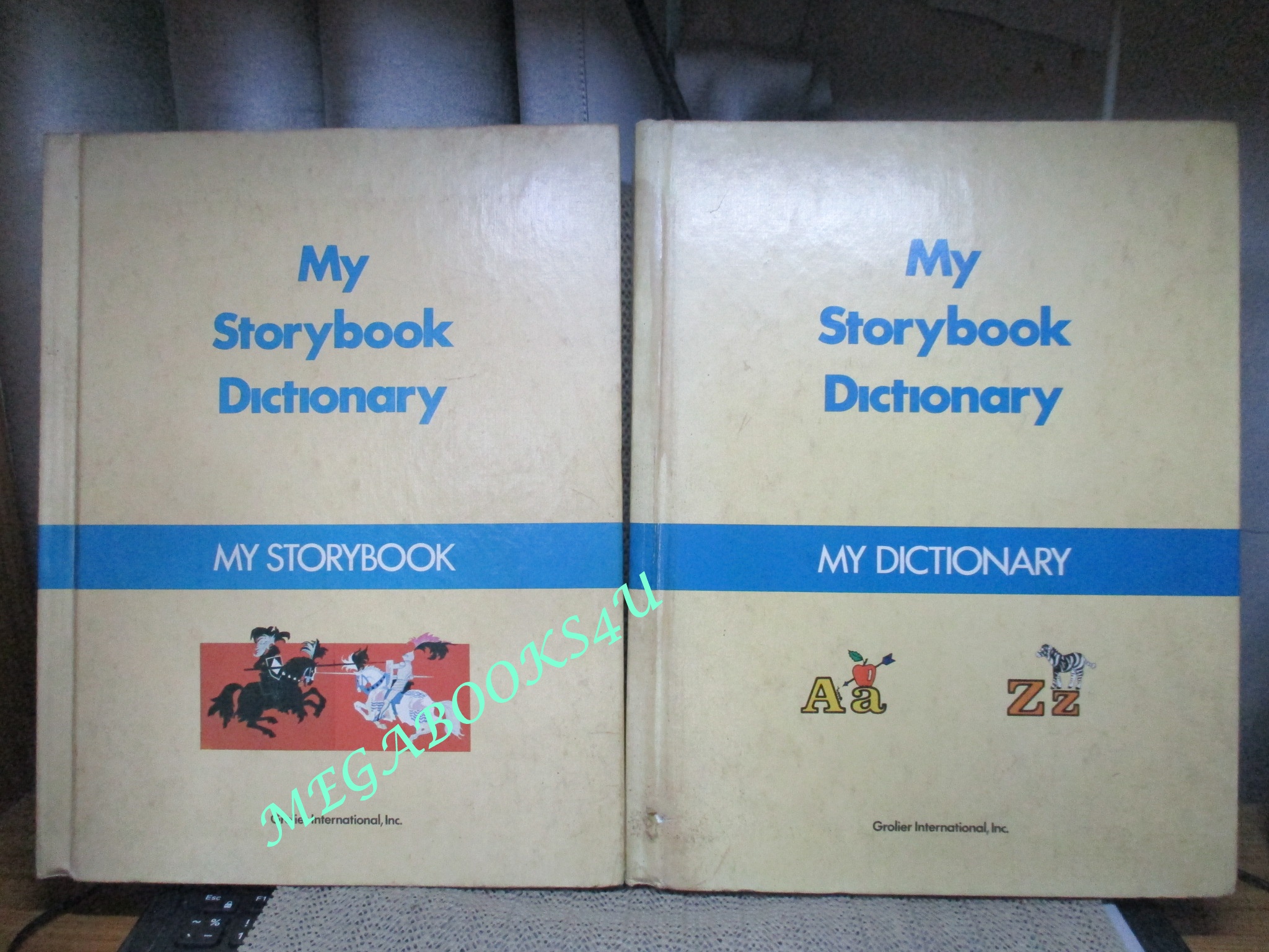 หนังสือ My Storybook Dictionary A-Z และ My Storybook นิทาน / Grolier International,Inc / สภาพปานกลาง ปกมอมแมม ด้านในเล่มสภาพดี