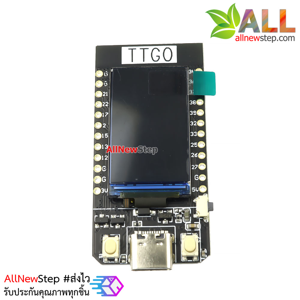 ESP32 พร้อมจอในตัว TTGO T-Display ESP32 WiFi Bluetooth module 1.14 inch LCD display development board