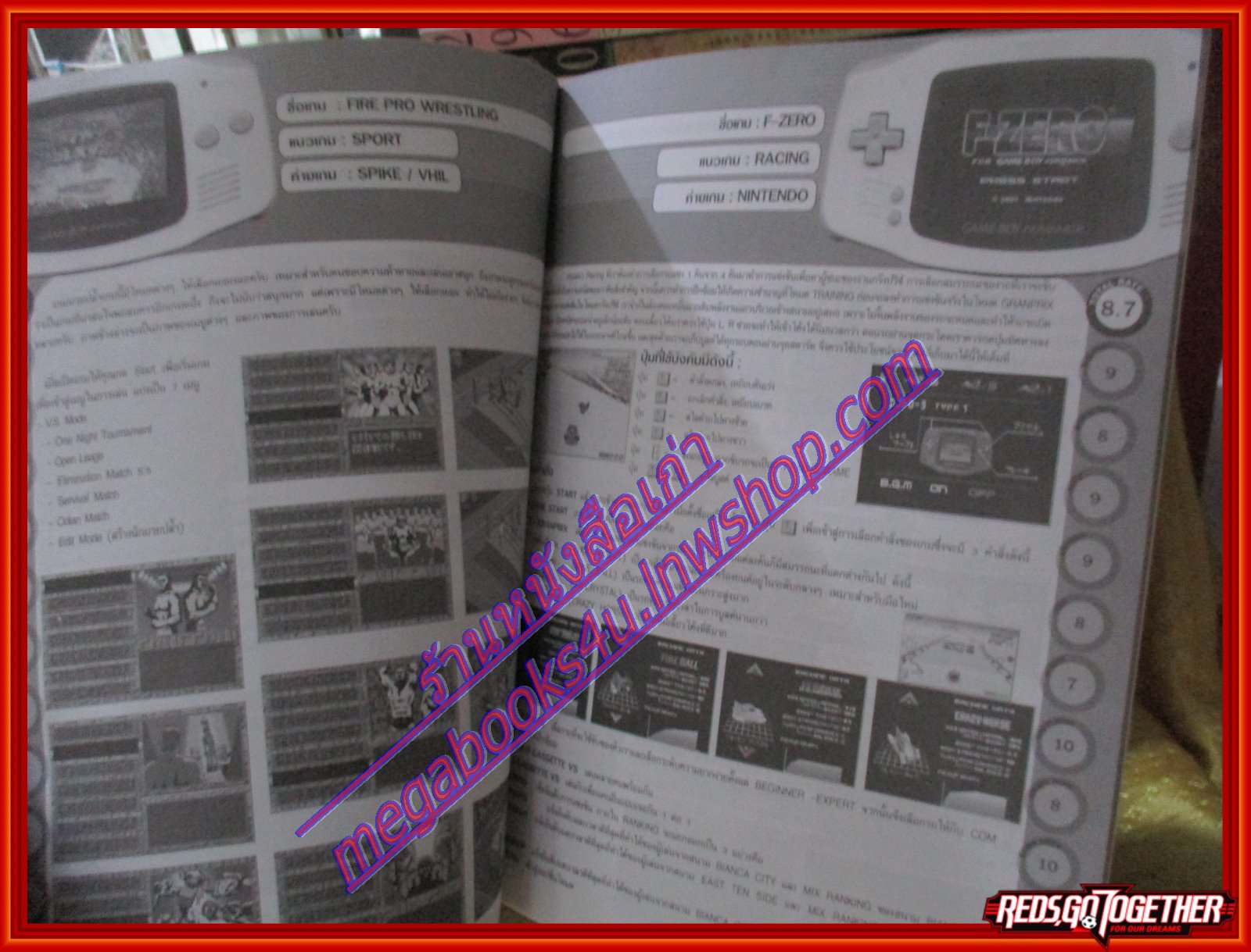 หนังสือคู่มือเกมส์ ROM EMULATOR GAME BOY ADVANCE