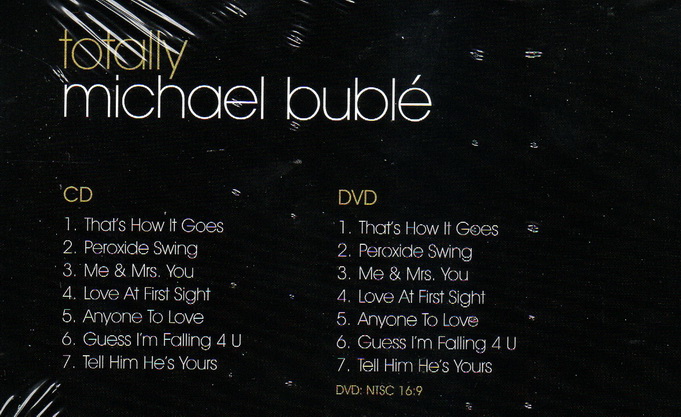 CD+DVD,Michael Buble - Totally(EU)