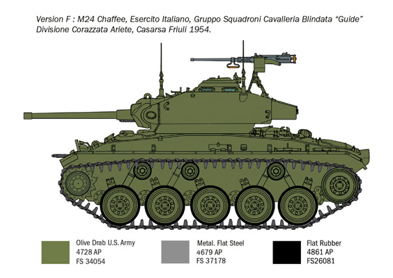 1/35 M24 Chaffee Korean War