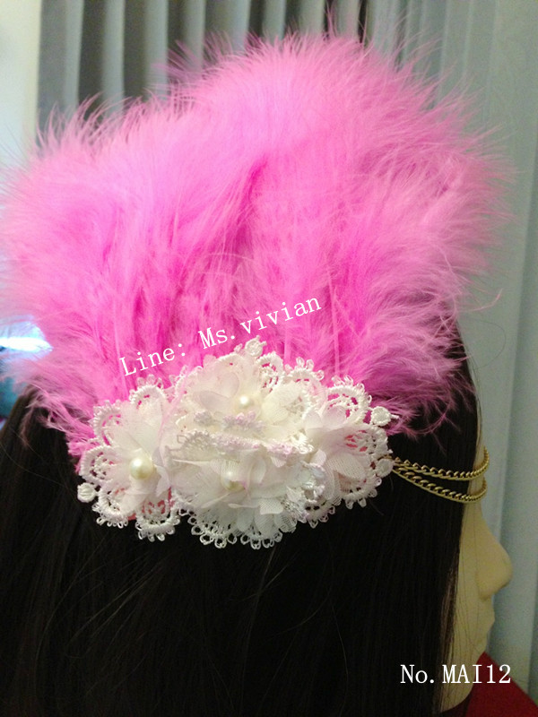 MAI12 มงกุฎขนฟู เเบบคาดหน้าผาก (งาน handmade)**สินค้ามีจำกัดในเเต่ละล๊อต**