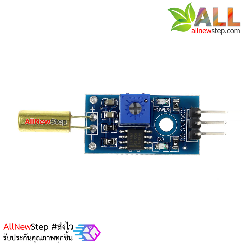SW-520D Angle Sensor Module Ball Switch Vibration Tilt SW520D Sensor โมดูลสวิตช์ตรวจจับการเอียง/สั่น