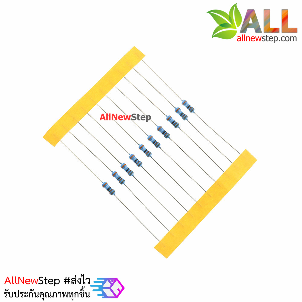 ตัวต้านทาน 150 r โอห์ม Ohm 1/4W Metal film 150r 1% จำนวน 10 ชิ้น