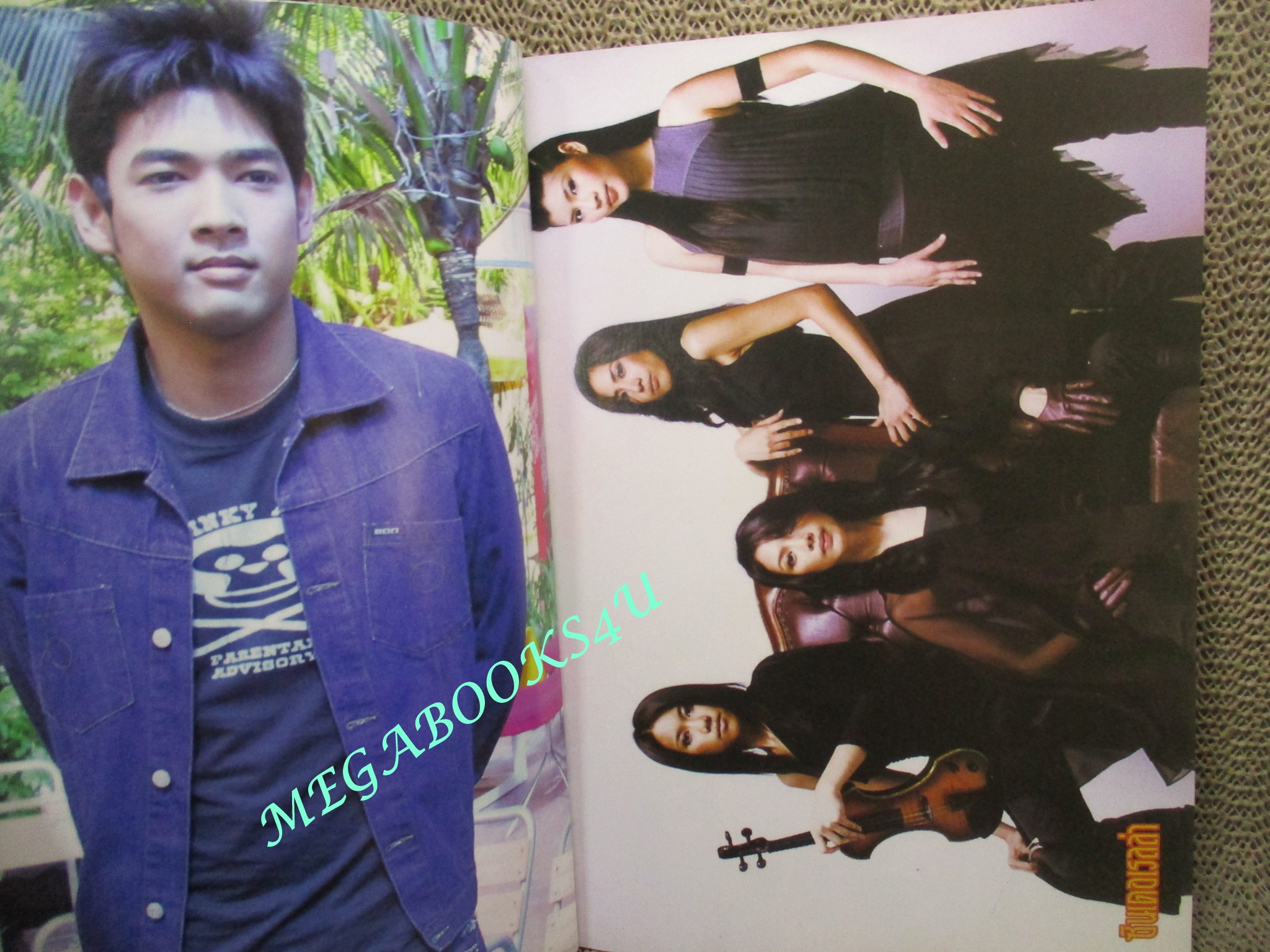 หนังสือเพลงพร้อมคอร์ดกีตาร์ SINGING VOICE ฉบับที่13 ปี2547 มีรูป เล็ก คาราบาว + ปู คำภีร์ ปกหลัง