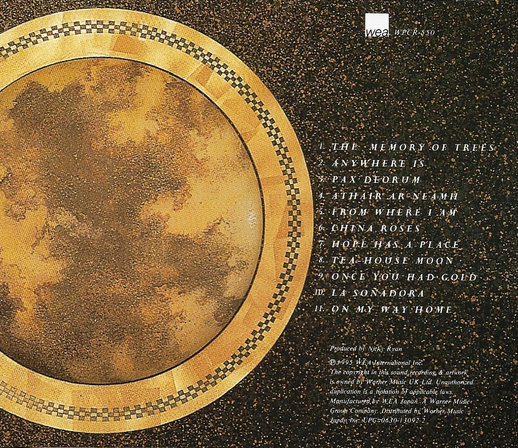 Used CD,Enya - The Memory Of Trees (A+)(1995)(Japan)