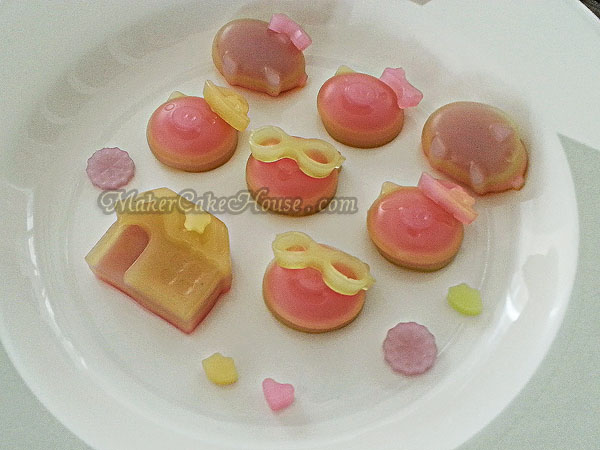 พิมพ์ซิลิโคนทำขนมรูปกระต่าย หมี และหมูน่ารักๆ