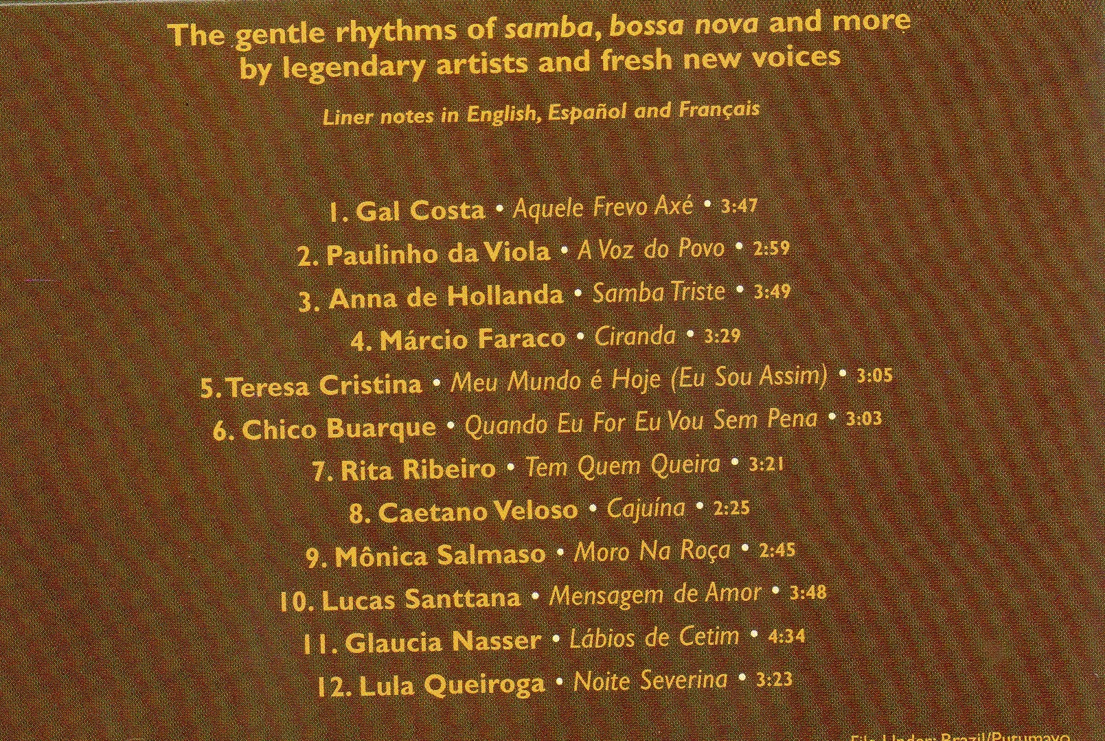 CD,Putumayo Presents - Acoustic Brazil (Various Artists)(2005)