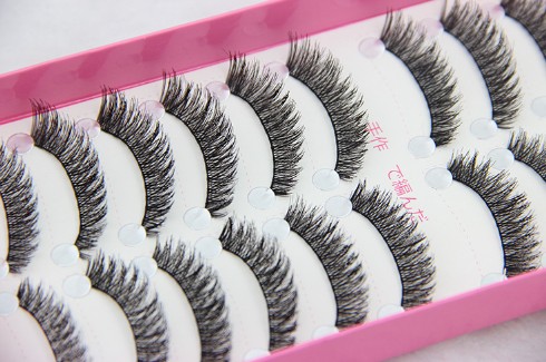 HS-45 ขนตาปลอม (ขายปลีก) เเพ็คละ 10 คู่