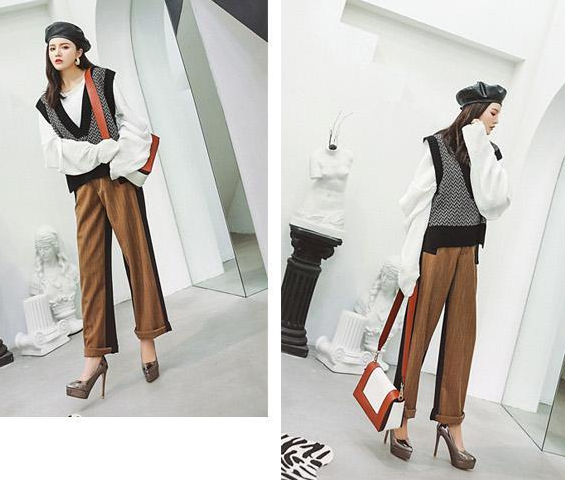รองเท้าส้นสูงไซต์ใหญ่สีทอง/เงิน/น้ำตาล ไซต์ 34-46