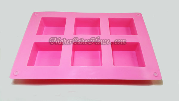 พิมพ์ซิลิโคนสี่เหลี่ยมจัตุรัส