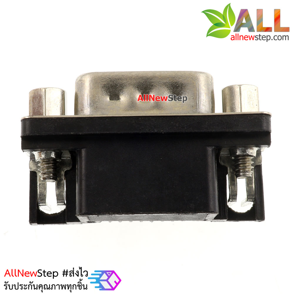 หัวต่อ serial port DR9 curved ตัวผู้ 90 องศา