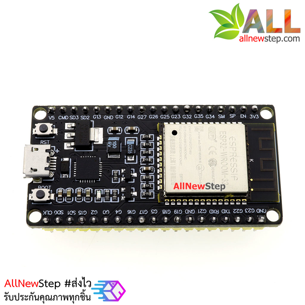 บอร์ด ESP32 NodeMCU Goouuu ESP32 DEVKIT Wi-Fi and Bluetooth แบบ 38 ขา