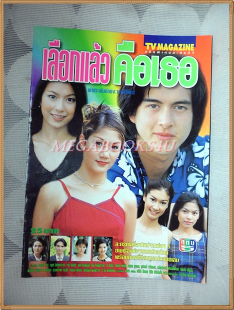 นิตยสารเรื่องย่อละคร เลือกแล้วคือเธอ ปี2542 สภาพดี