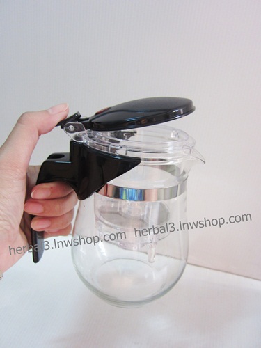 กาชงชาแบบกด ไส้กรอง (แบบใส) ขนาด 500 ml.