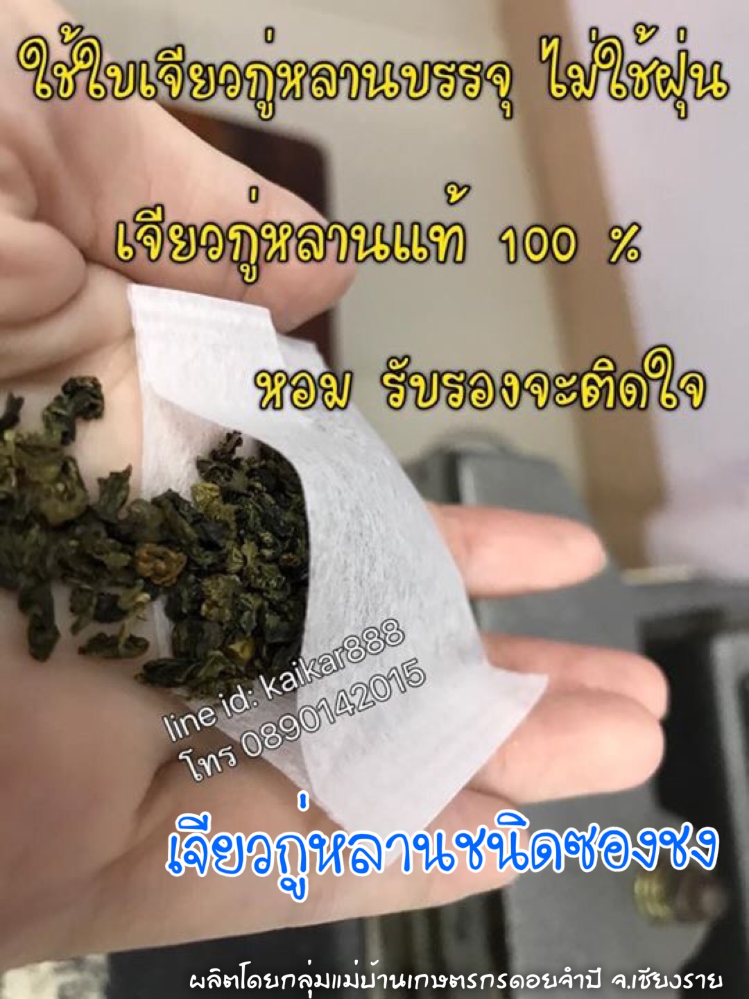 ชาซองเปลือย (ขึ้นต่ำ1000ชิ้น)
