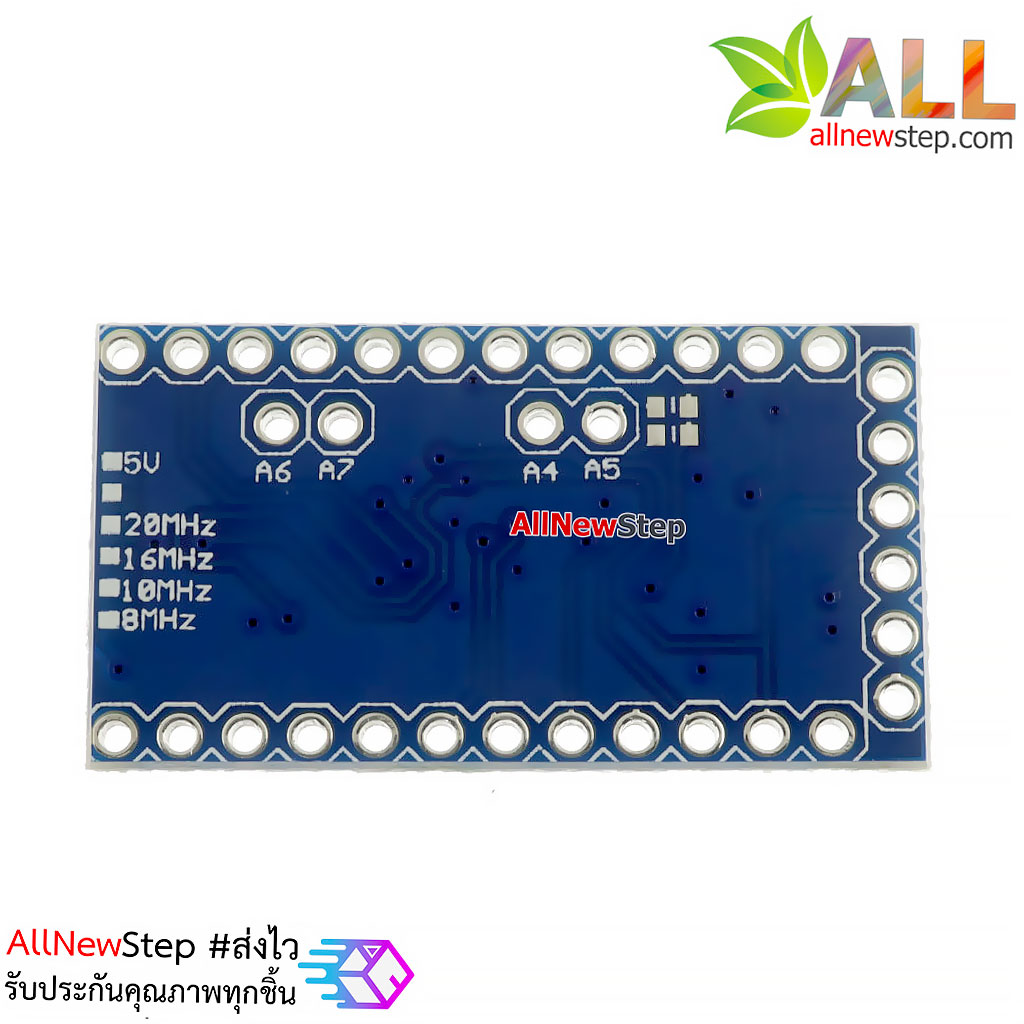 บอร์ด Pro Mini 328 - 5V/16MHz พร้อม Pin Header pro mini 5V (Arduino-Compatible)