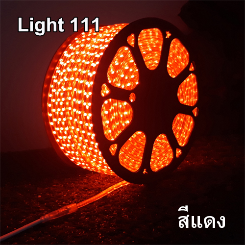 ไฟสายยาง SMD 5050 (100 m.) สีแดง