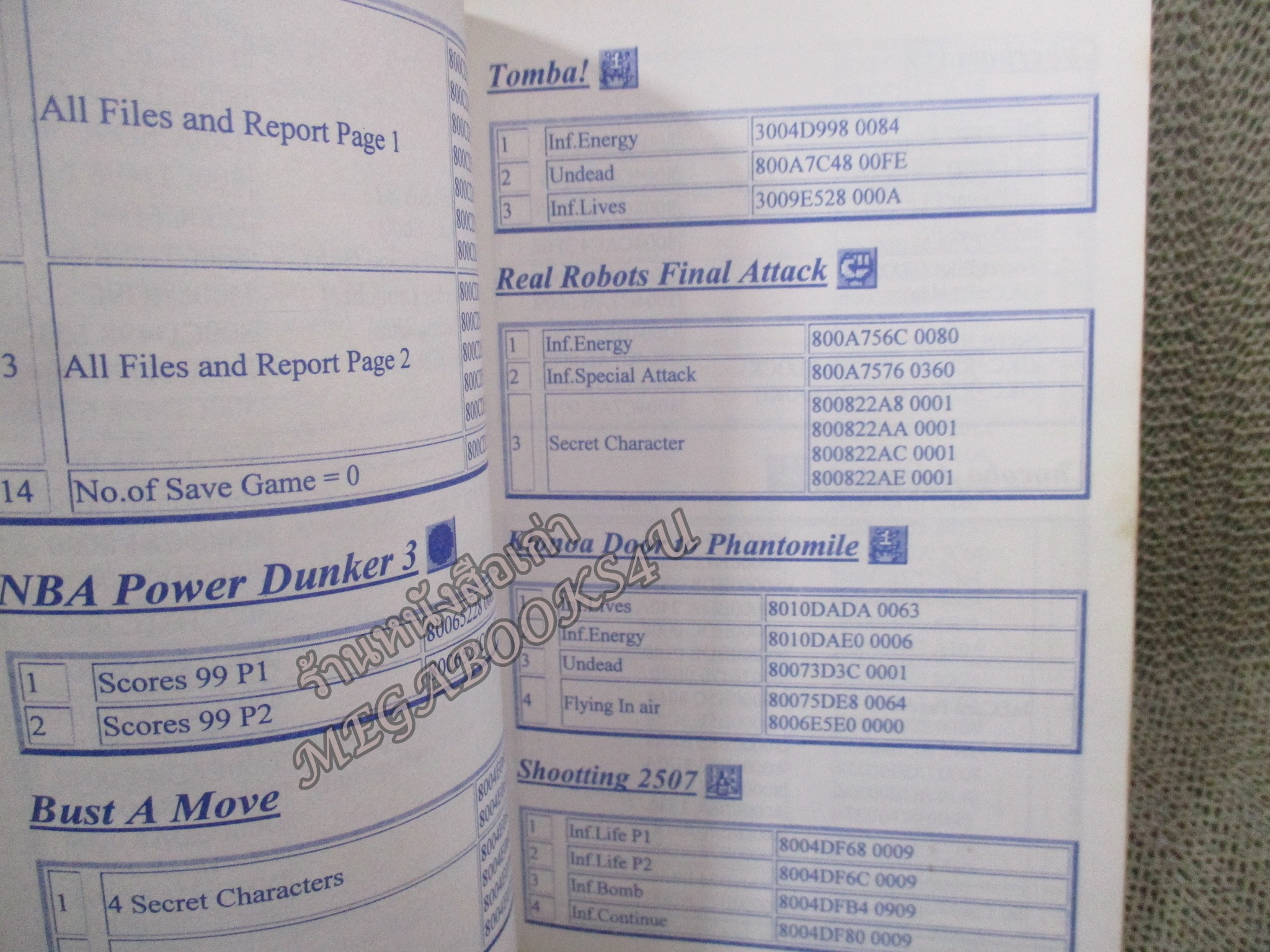 คู่มือเฉลยเกมส์ คู่มือสูตรอมตะ เล่ม12 / JOKER GAME / RESIDENT EVIL 2 / ตัวหนังสือ แข็งแรง สภาพภายในดี ปกมีรอยเปื้อนนิดหน่อย