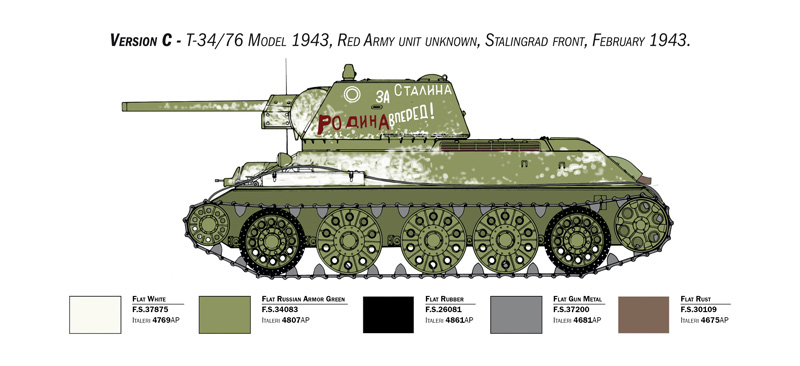 1/35 T-34/76 Model 1943 Early Version Premium Edition