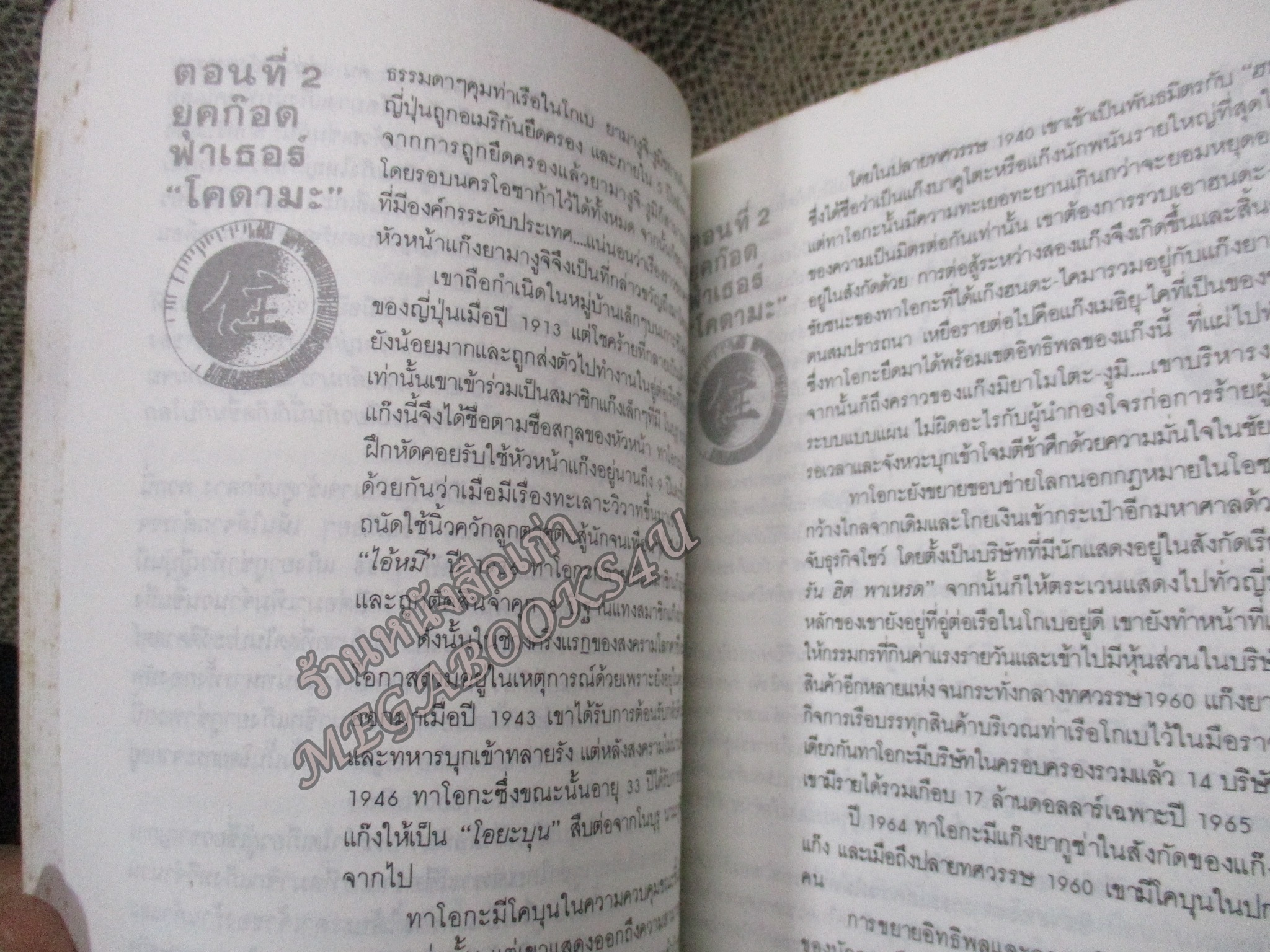 ยากูซ่า/ ดรุณี ลิ่ว / สภาพแข็งแรง ภายในเล่มสภาพดี กระดาษมีจุดเหลืองและคราบฝุ่น