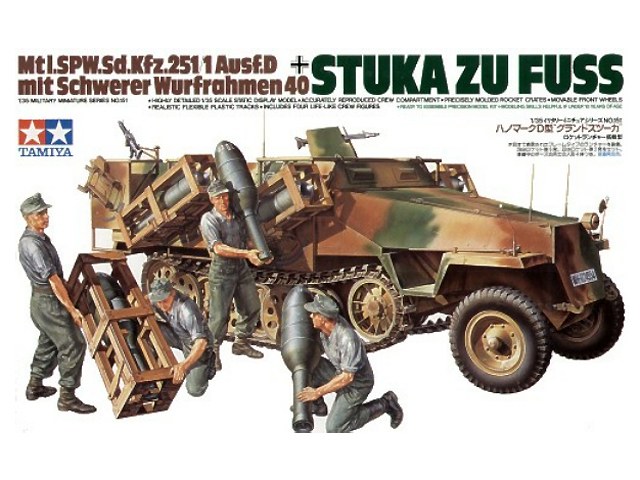 1/35 "Stuka Zu Fuss" Sd.Kfz.251/1 Ausf.D mit Schwerer Wurfrahmen 40
