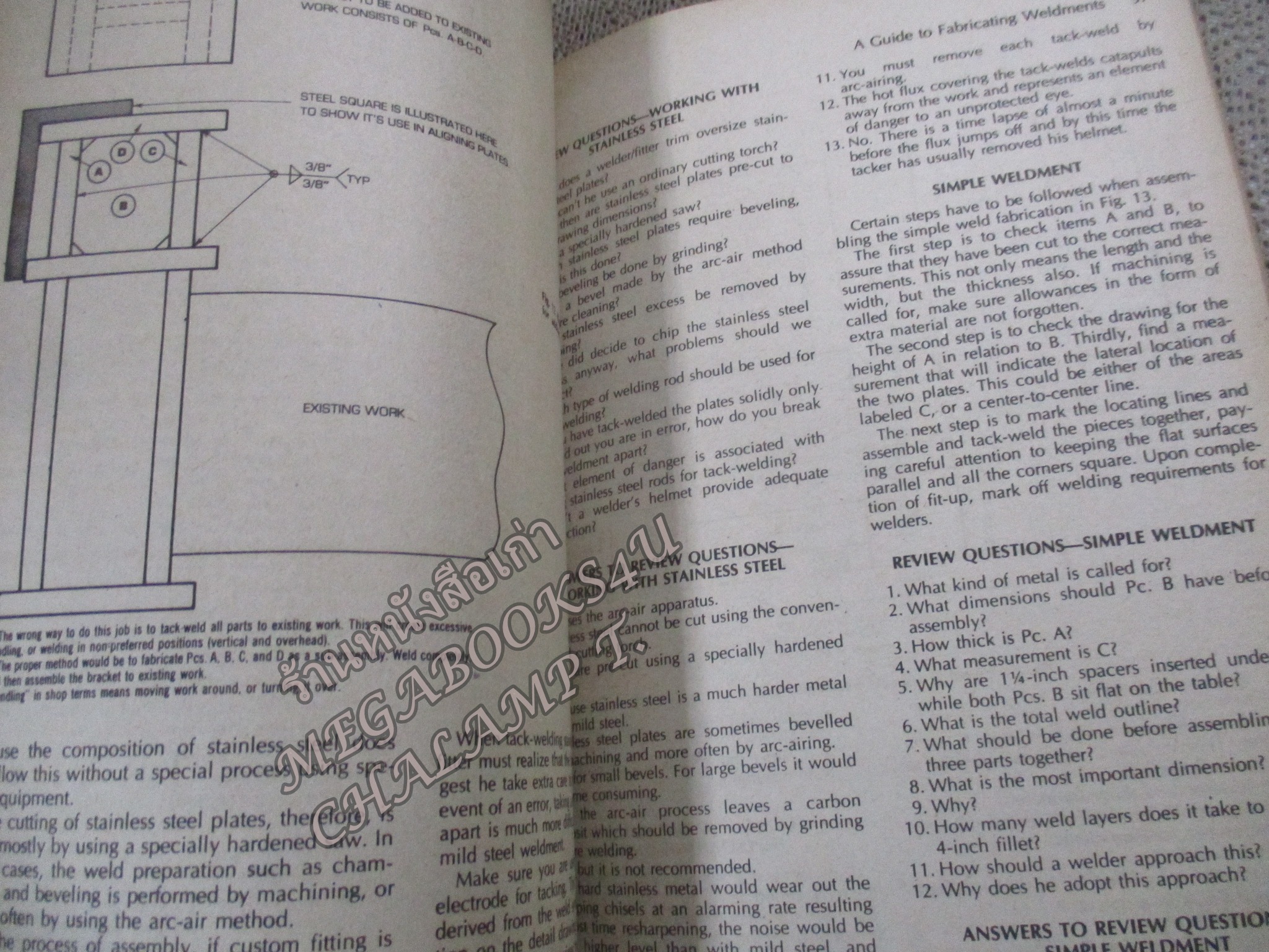 WELDER / FITTERS GUIDE / JOHN P. STEWART / เทคนิคสำหรับช่างเชื่อม ช่างติดตั้ง
