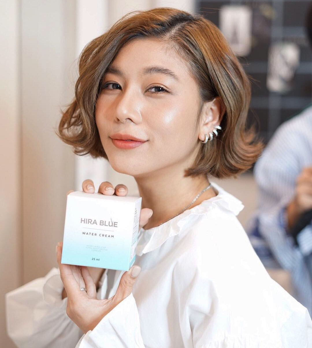 Hira Blue Water Cream ไฮร่าบลู ครีมกุ๊บกิ๊บ ราคาถูก ฟรีของแถมทุกรายการ ครีมบำรุงผิว