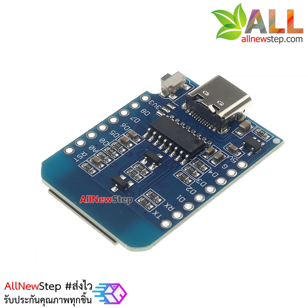 WeMos d1 mini NodeMCU wemos d1 mini WIFI ESP8266 type c nodemcu พร้อม Pin Header หัวต่อ usb type-c