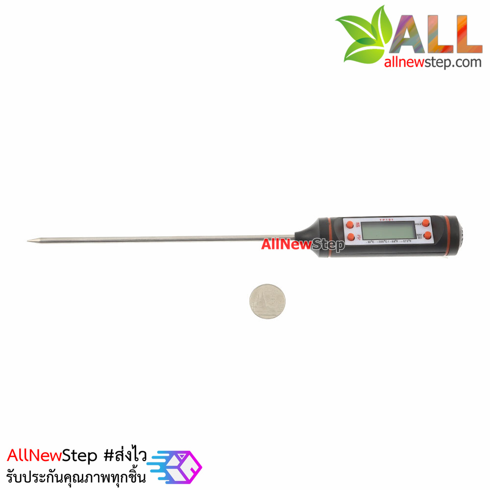 Thermometer เครื่องวัดอุณหภูมิอาหาร รุ่น TP101 food thermometer plug-in bread solid liquid thermometer -50-300 degrees