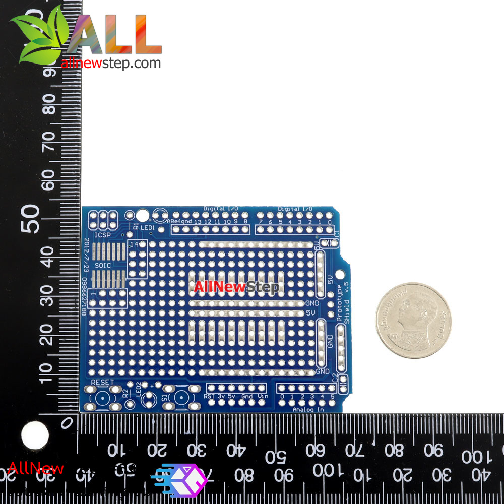 แผ่นปริ๊น Uno PCB ProtoShield prototype pcb shield extension board for Arduino