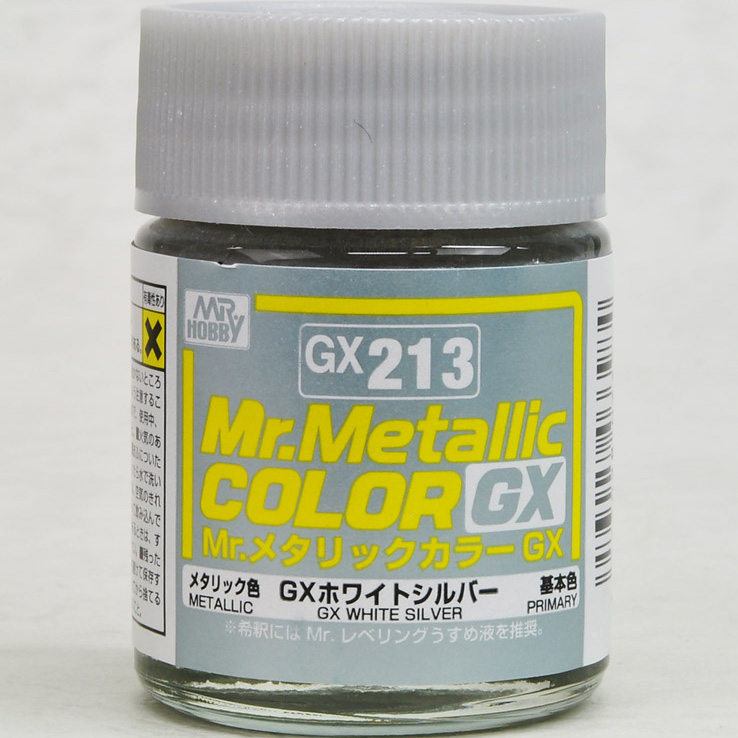MR.HOBBY GX-213 METALIC WHITE SILVER