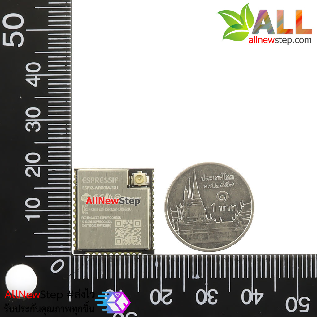 ESP32-WROOM-32U ESP32 Wifi+bluetooth 4.2 dual core MCU โมดูล esp-32 wifi+bluetooth 4.2+dual core mcu esp-32