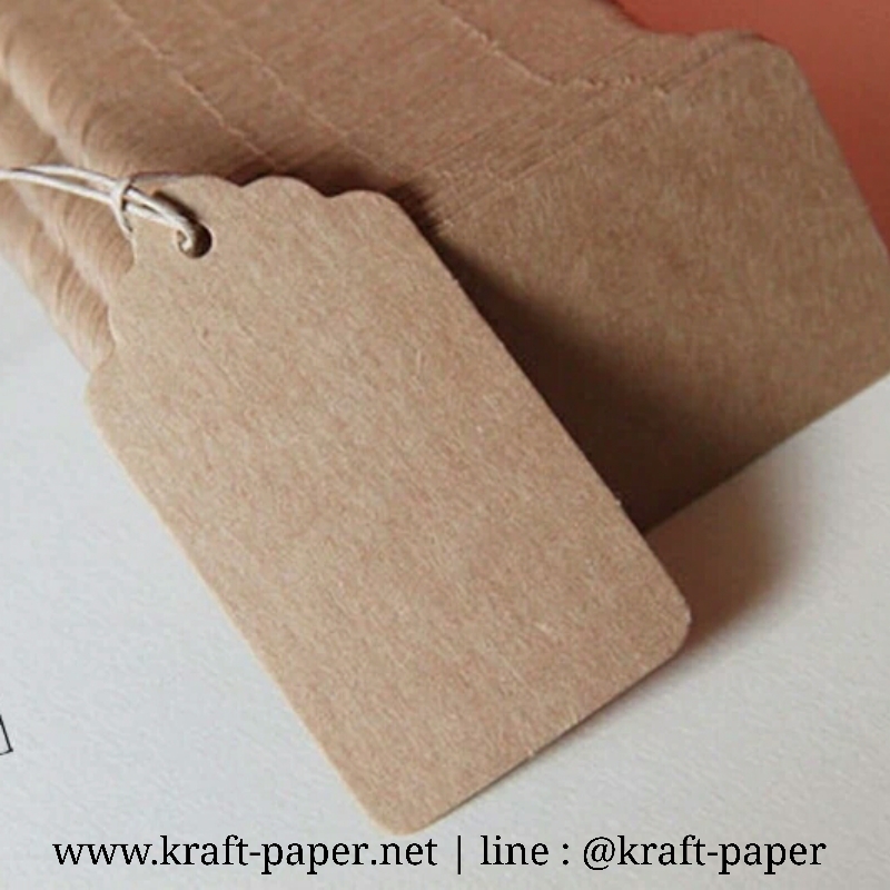 ป้ายแท็กกระดาษ ไม่พิมพ์ ป้ายห้อย ป้ายกระดาษเปล่า หนา 350 แกรม