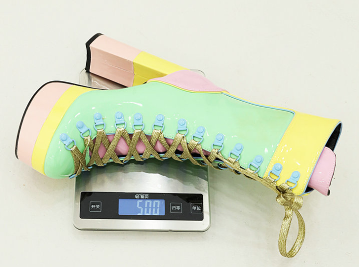 รองเท้าบูทสีพาสเทล ไซส์ 33-43 สีเหลือง/เขียว
