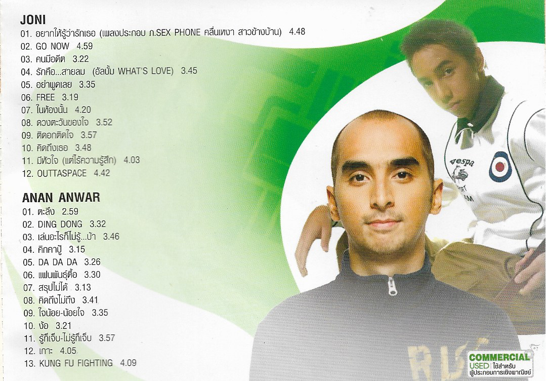 CD,จอนนี่ อนันต์ อันวา - 25 Best Hits 2 Hit (Joni Anwar)(Anan Anwar)(2CD)(2549)