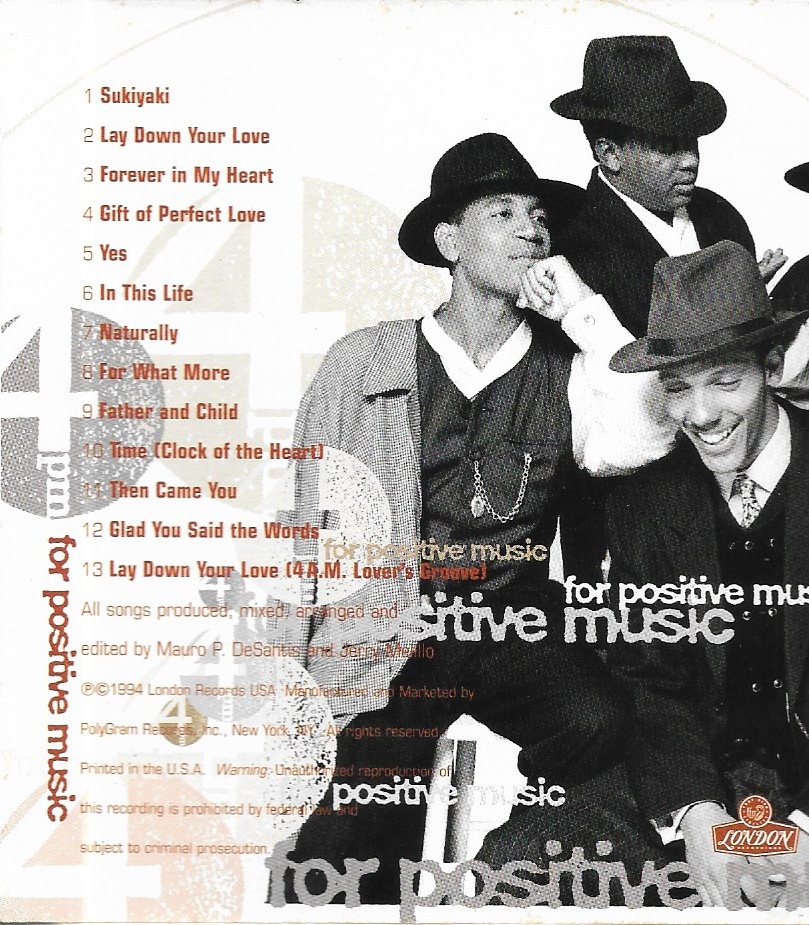 Used CD,4 P.M. - Now's The Time(For Positive Music) (A)(1994)(USA)