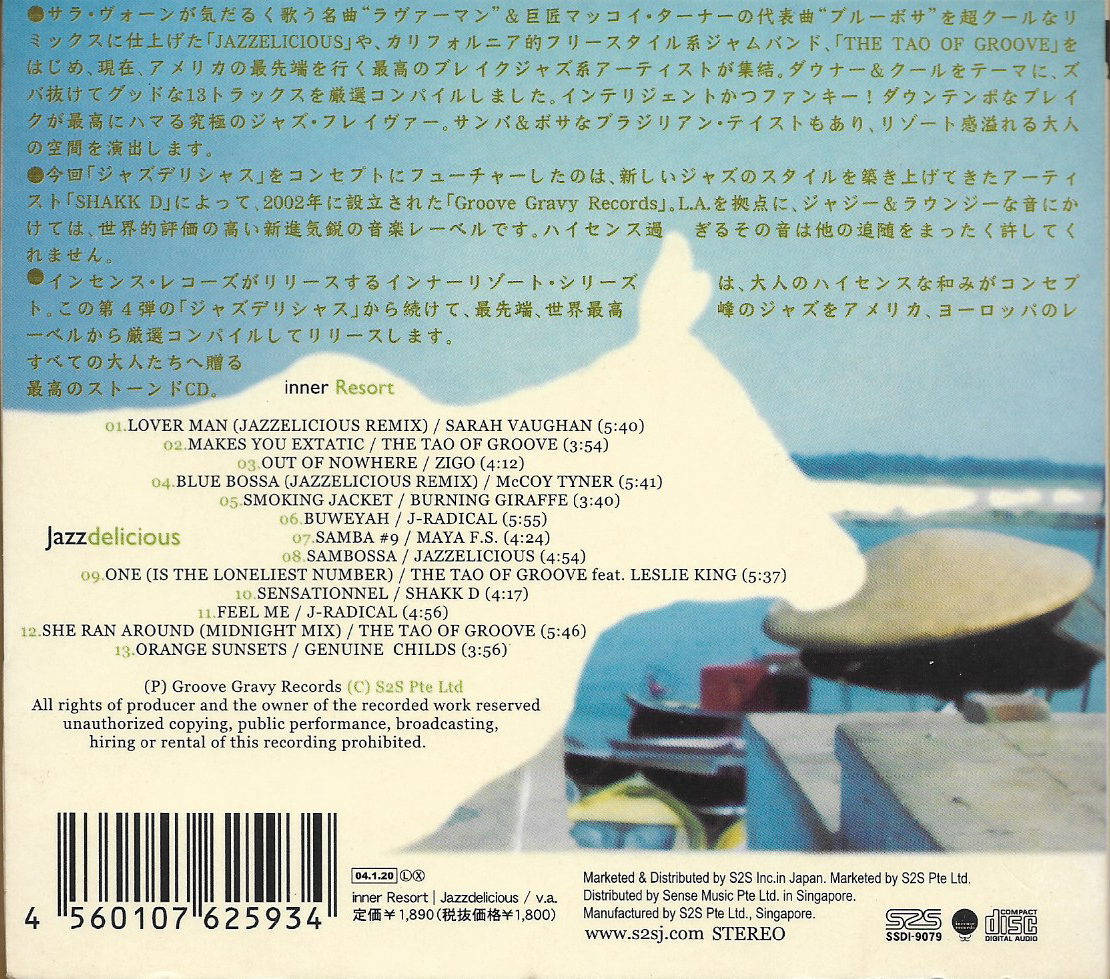 CD,Inner Resort - Jazz Delicious (Various Artists)(2004)