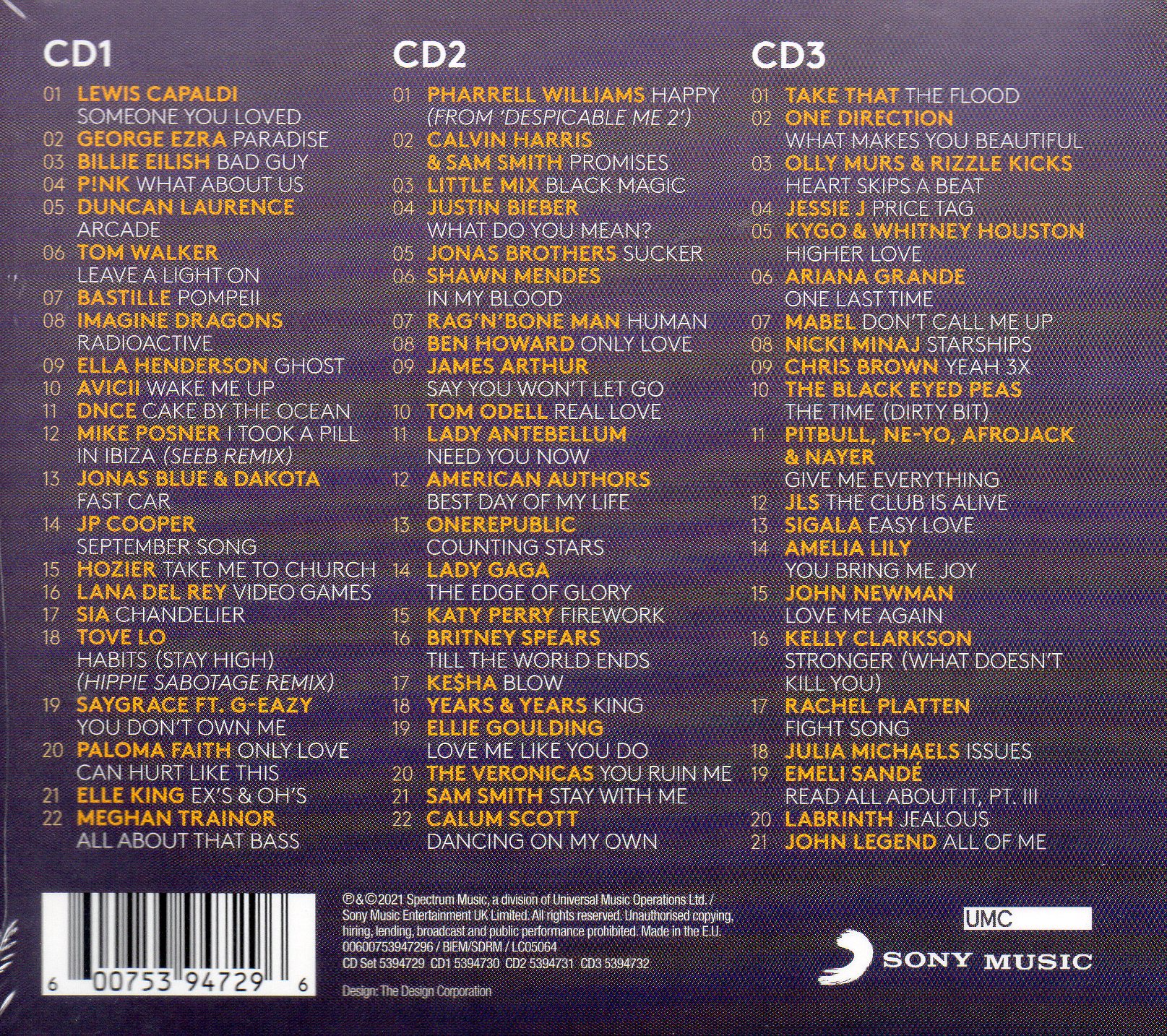 CD,Decade Back To The 2010s(3CD)(Various Artists)(EU)