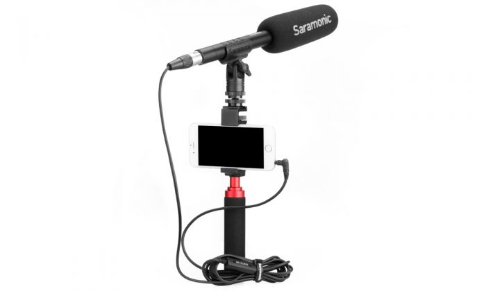 Saramonic SR-XLR35 XLR FEMALE CONNECTOR TO RIGHT-ANGLE 3.5MM TRRS AUDIO ADAPTER