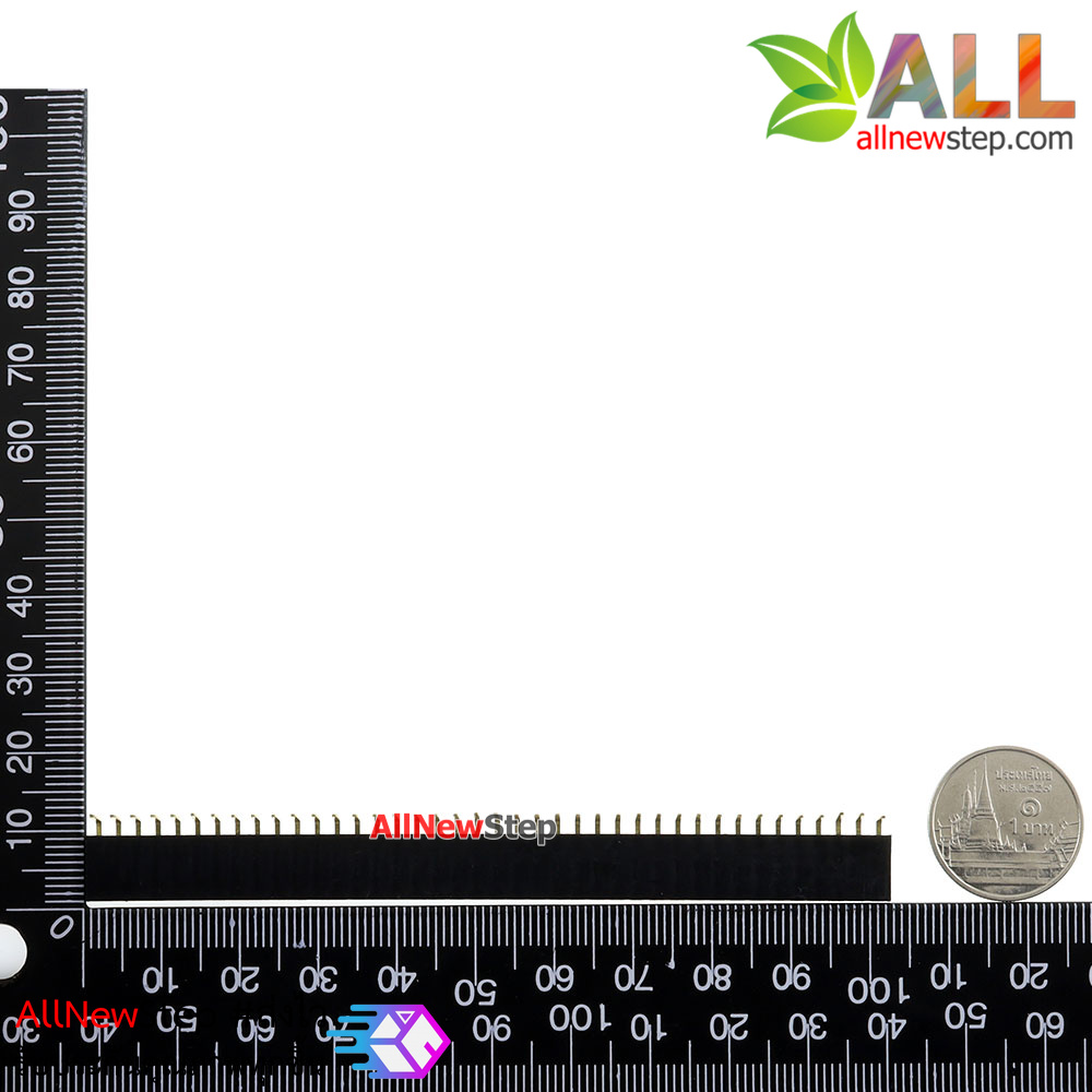 1x40 Pin 2.54mm Pin 90 degree Female Pin Header Connector