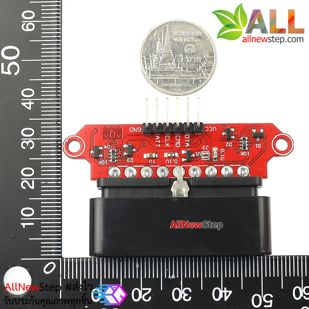 PS2 Joy Adapter for Arduino อะแดปเตอร์แปลงหัว PS2 เป็นขาต่อแบบ SPI สำหรับ Arduino