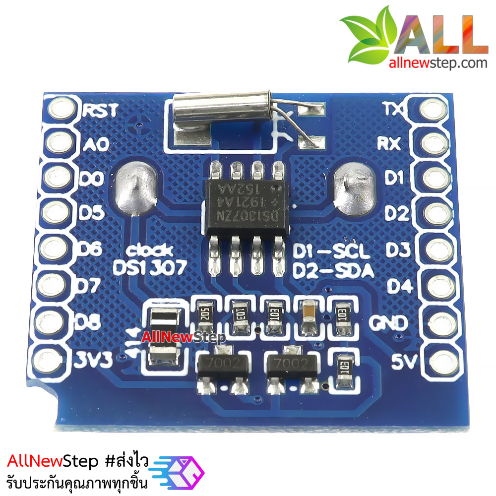 DS1307 โมดูลนาฬิกา DS1307 Real time clock RTC สำหรับ Wemos D1 mini