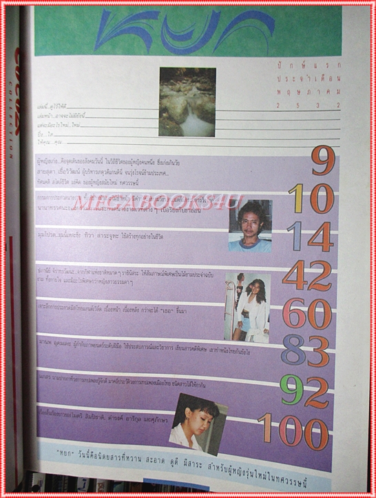 นิตยสารหยก เล่ม19 ปี2532 สภาพดี ปก พลวัฒน์ ฮันนี่ ภัสสร