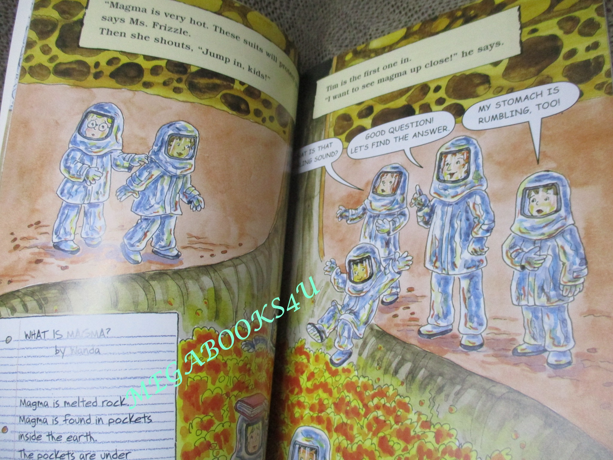 หนังสือภาษาอังกฤษ การ์ตูนวิทยาศาสตร์ Magic School Bus / SCHOLASTIC READER จำนวน8เล่ม/แพค (มือสอง) (สภาพ85-95%)