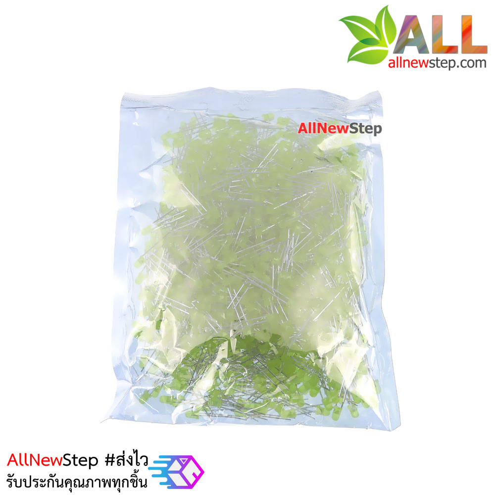 LED 3mm LED สีเหลือง จำนวน 1000 ดวง led 1000