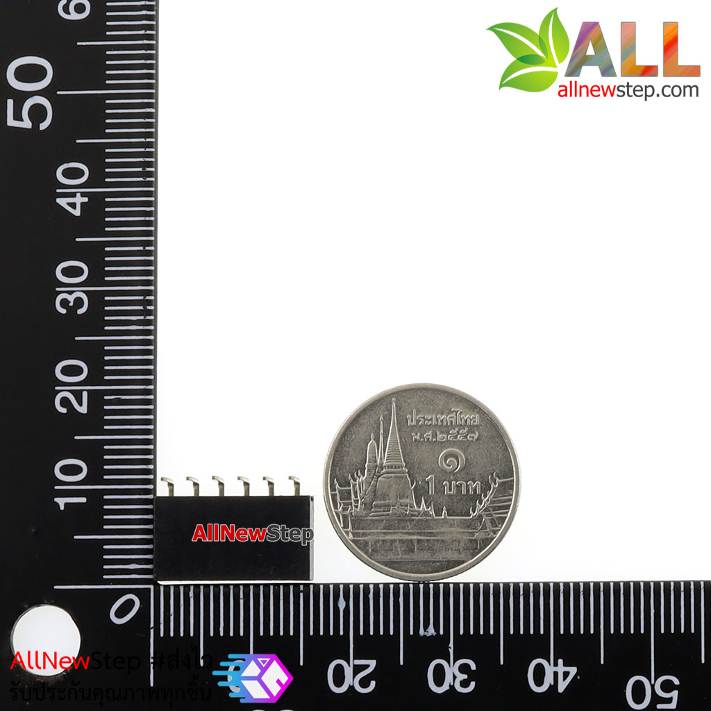 1x6 Pin 2.54mm Pin 90 degree Female Pin Header Connector